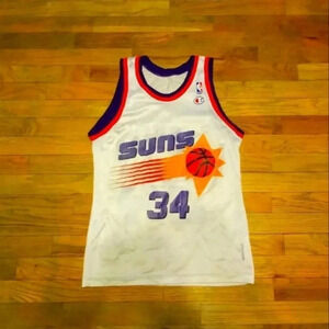 Vintage Champion Jersey Charles Barkley Suns #34 Youth XL